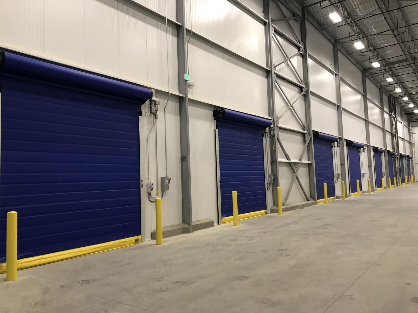 high speed freezer door
